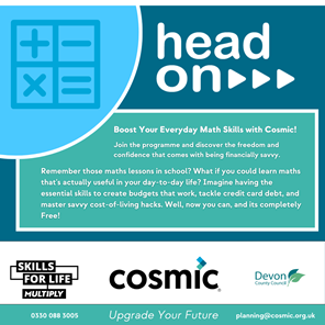 Cosmic's Head On Training Scheme for Maths Skills